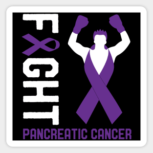 Fight Pancreatic Cancer Awareness Ribbon Month Day Survivor Magnet